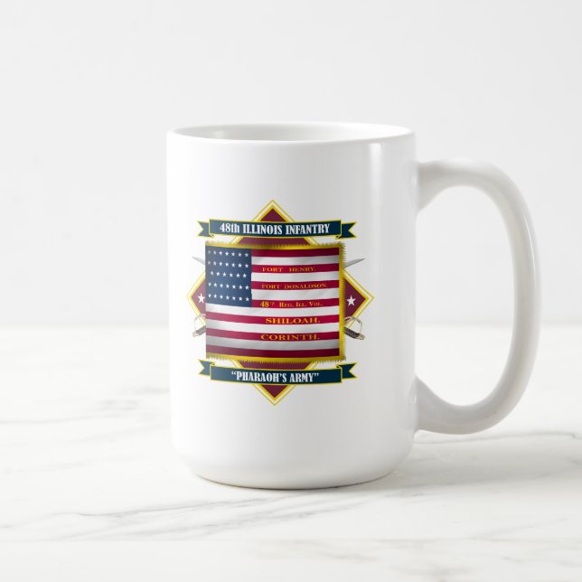 48th Illinois Volunteer Infantry Coffee Mug (Right)