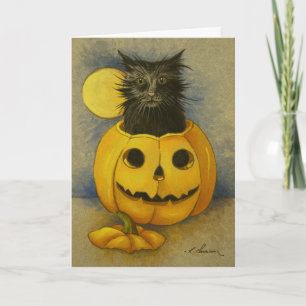 4919 Black Magic Kitty Birthday Card