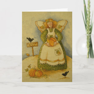 4929 Harvest Angel Thanksgiving Greeting Card