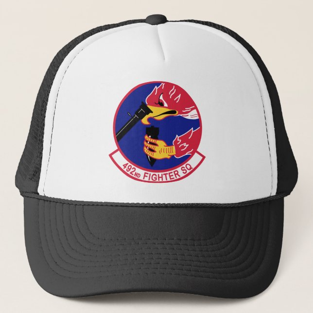 492nd Fighter Squadron Trucker Hat (Front)
