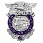 494px-NC_-_Highway_Patrol_Badge Standing Photo Sculpture<br><div class="desc">HIGHWAY PATROL</div>