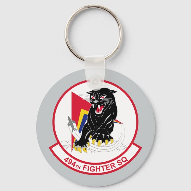 494th Fighter Squadron Key Ring (Front)