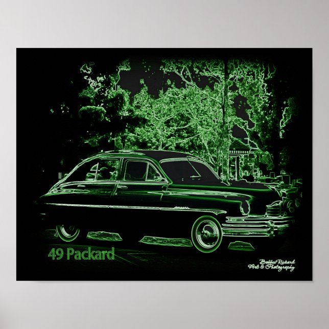 49 Packard in Neon Poster (Front)