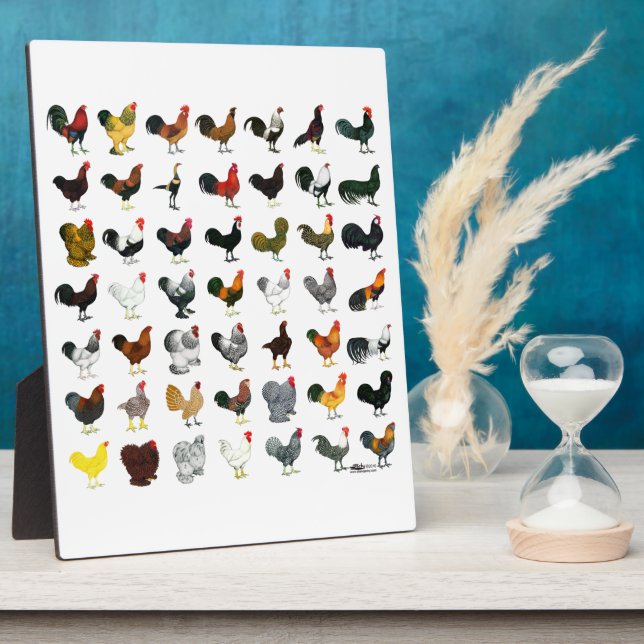 49 Roosters Plaque (Side)