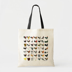 49 Roosters Tote Bag