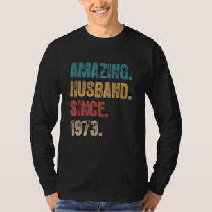 49 Wedding Aniversary For Him Amazing Husband Sin T-Shirt