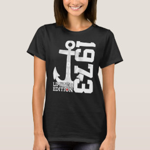 49 Year Capacity 1973 Sailor 49th Birthday T-Shirt
