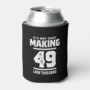 49 Years Old - 49th Birthday Funny Gift Can Cooler