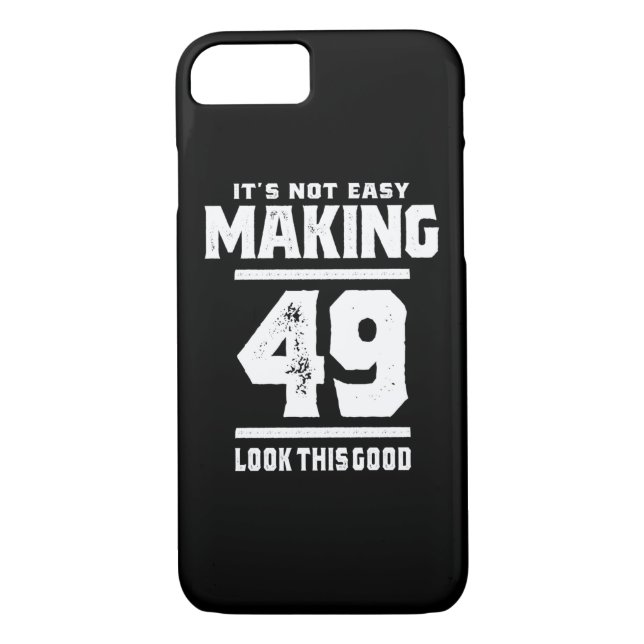 49 Years Old - 49th Birthday Funny Gift Case-Mate iPhone Case (Back)