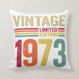 49 Years Old Gifts Vintage 1973 49th Birthday gift Cushion
