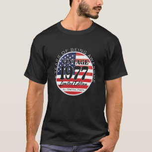 49 Years Old Vintage 1977 Ltd Edition 49th Birthda T-Shirt