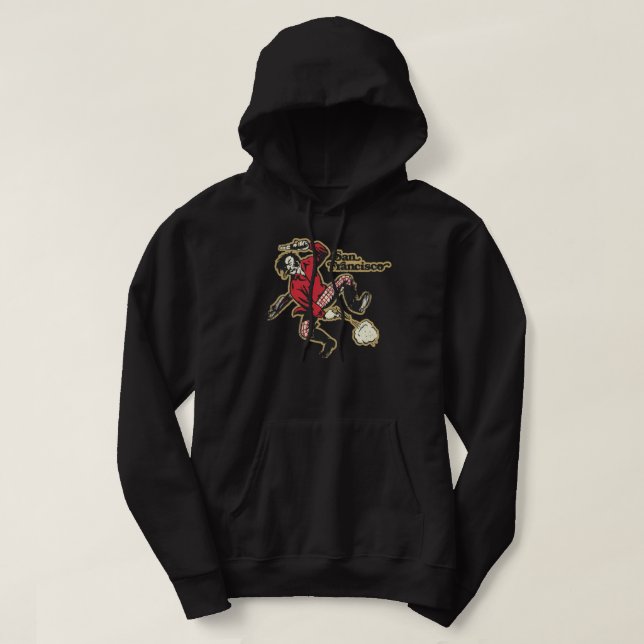 49ers Retro Defunct Mascot Hoodie (Design Front)