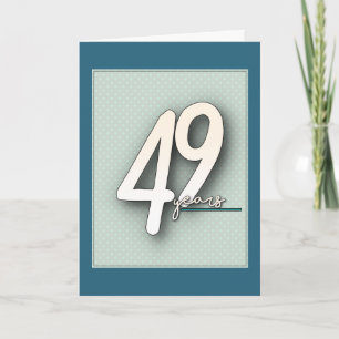 49th Anniversary Card