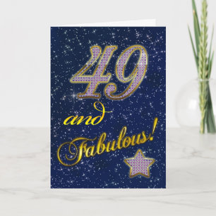 49th Birthday party Invitation