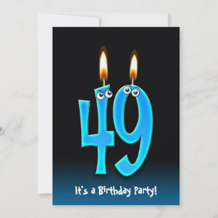 49th Birthday Party Invite