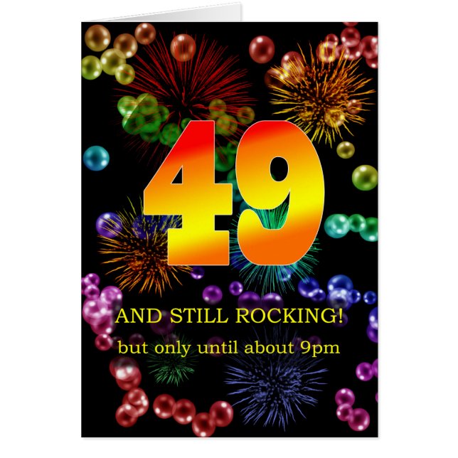 49th Birthday Still Rocking (Front)