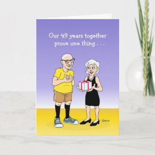 49th Wedding Anniversary Card for Husband