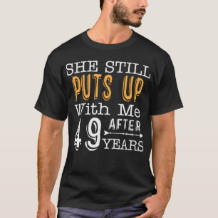 49th Wedding Anniversary Gift For Wife T-Shirt