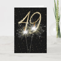 49th wedding anniversary sparklers