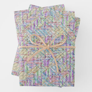 4,000 Girls Names Word Search Puzzle Solved Wrapping Paper Sheet