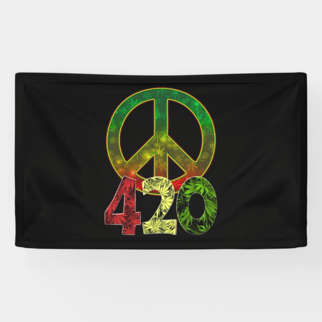 4 20 Peace Banner (Horizontal)