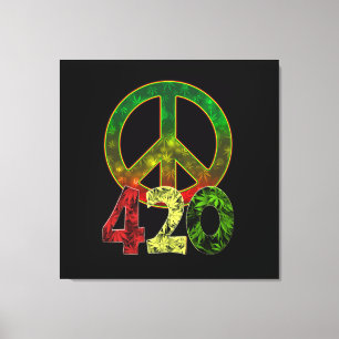 4 20 Peace Canvas Print