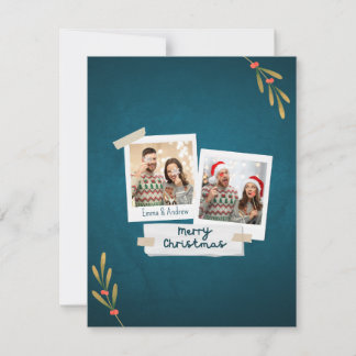 4.25"x5.5" Christmas Photo Card with Greetings