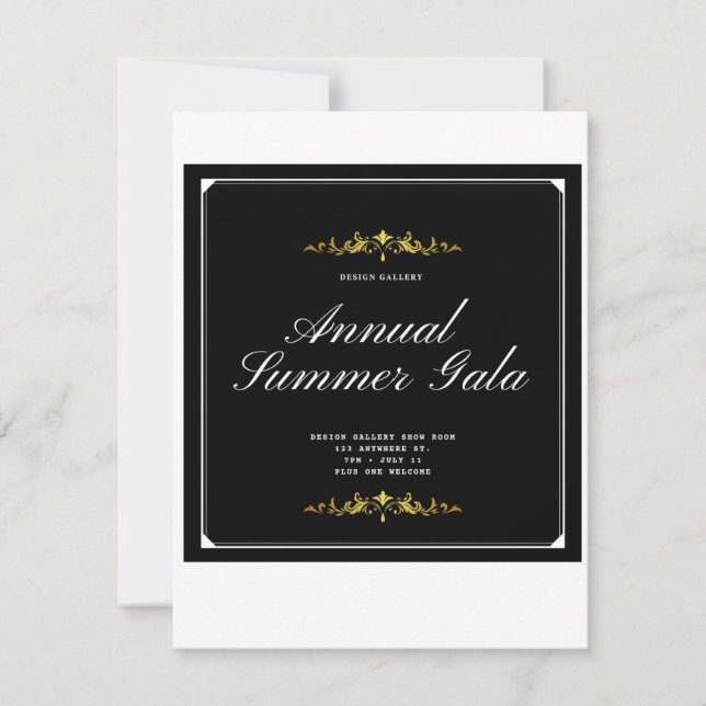 4.25" x 5.5"  Invitation Card (Front)