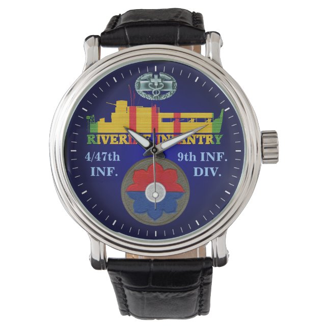 4/47th Inf. 9th Div. CMB ATC Watch (Front)