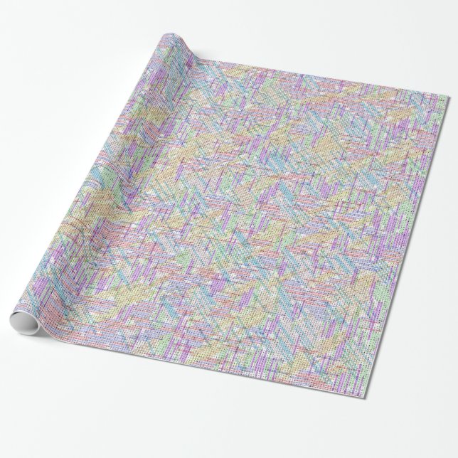 4,500+ Maths Equations Puzzle Solved Wrapping Paper (Unrolled)