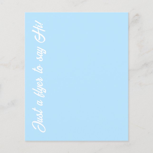 4.5" x 5.6" Flyer Paper (Back)