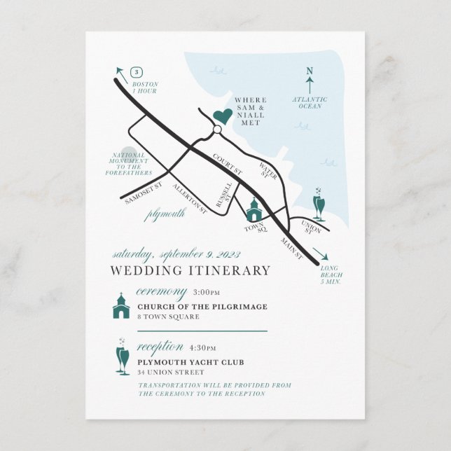 4.5" x 6.25" Custom Map Enclosure Card for SAM (Back)