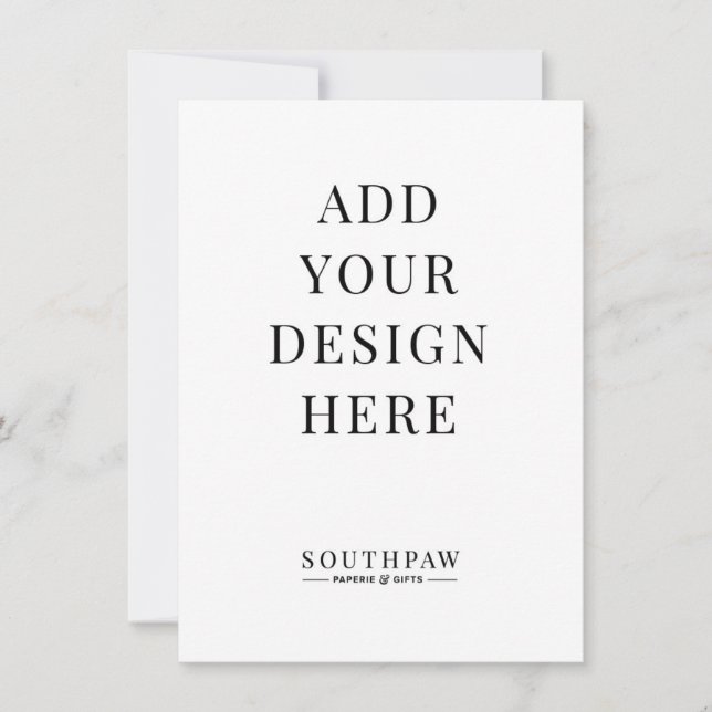 4.5x6.25" Rehearsal Dinner Cards Custom Print (Front)