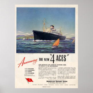 4 Aces 1948 Print Ad