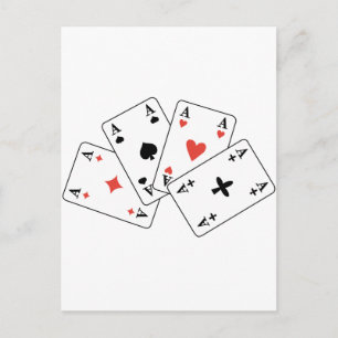 4 Aces U-107 Postcard
