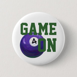 4 Ball 6 Cm Round Badge