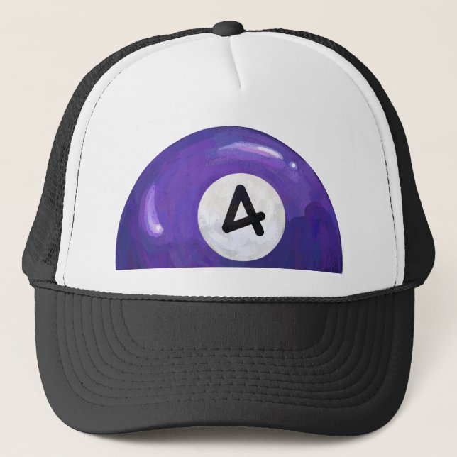 4 Ball Trucker Hat (Front)