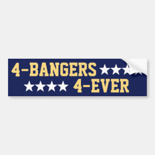 4 Bangers 4 Ever Stars Bumper Sticker