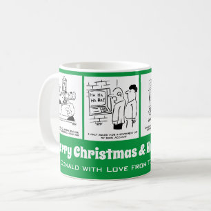 4 Banks & Banking Themed Cartoons to Personalise. Coffee Mug