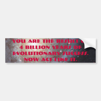 4 Billion Years Bumper Sticker