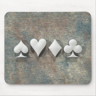 4 Card Suits Mouse Mat