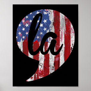 + 4 Cat Comma La Kamala Harris 2024  Poster