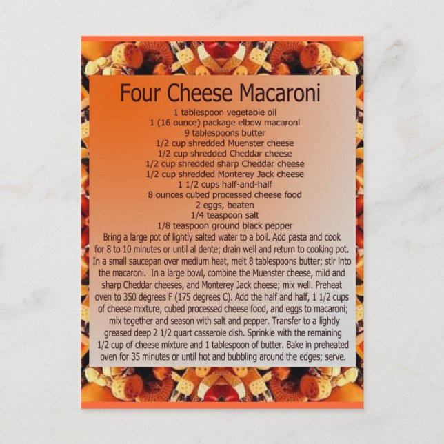 4 cheese mac postcard (Front)