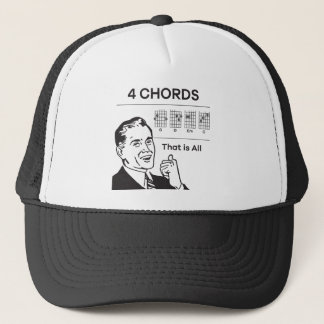 4 chords trucker hat
