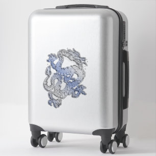 4 Chrome Style Dragon Prints