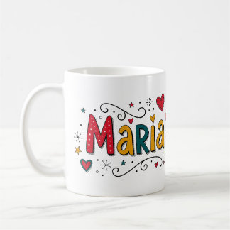 4 Color Maria 1 - Doodles Coffee Mug