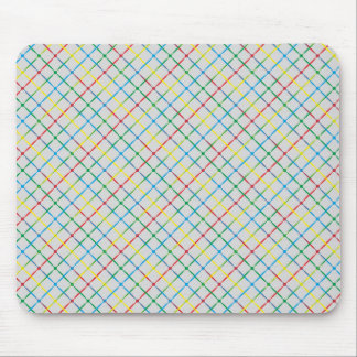 4 colour cross mozaic mouse mat