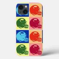 4 Colour Pop Art Football Helmet