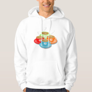 4 Cups of Coffee Mens Hoodie