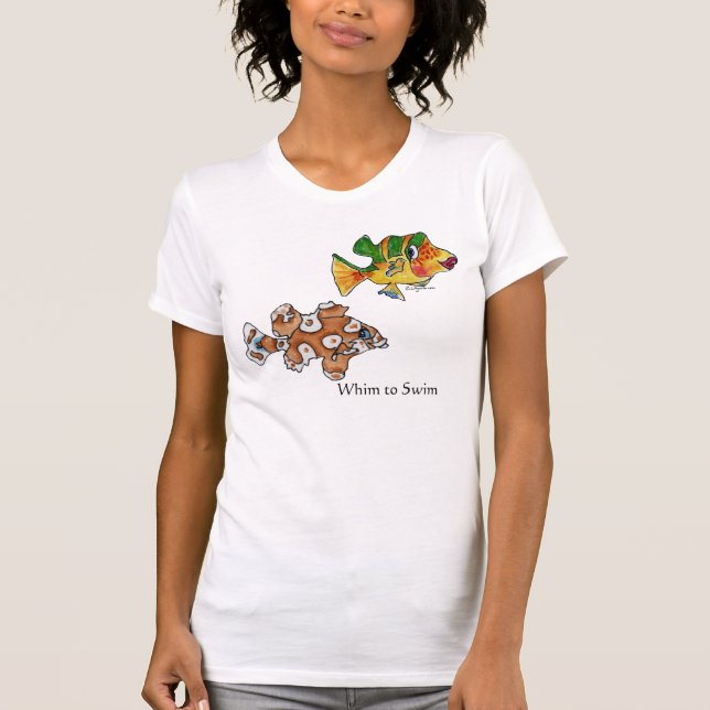 4 Cute Cartoon Fish T-Shirt (Front)